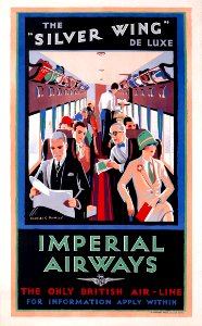 DICKSON, Charles C.  The Silver Wing, Imperial Airways, The only British air-line, c. 1930s.