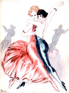 VALLÉE, Armand.  Danseuses type "Sport", 1931.