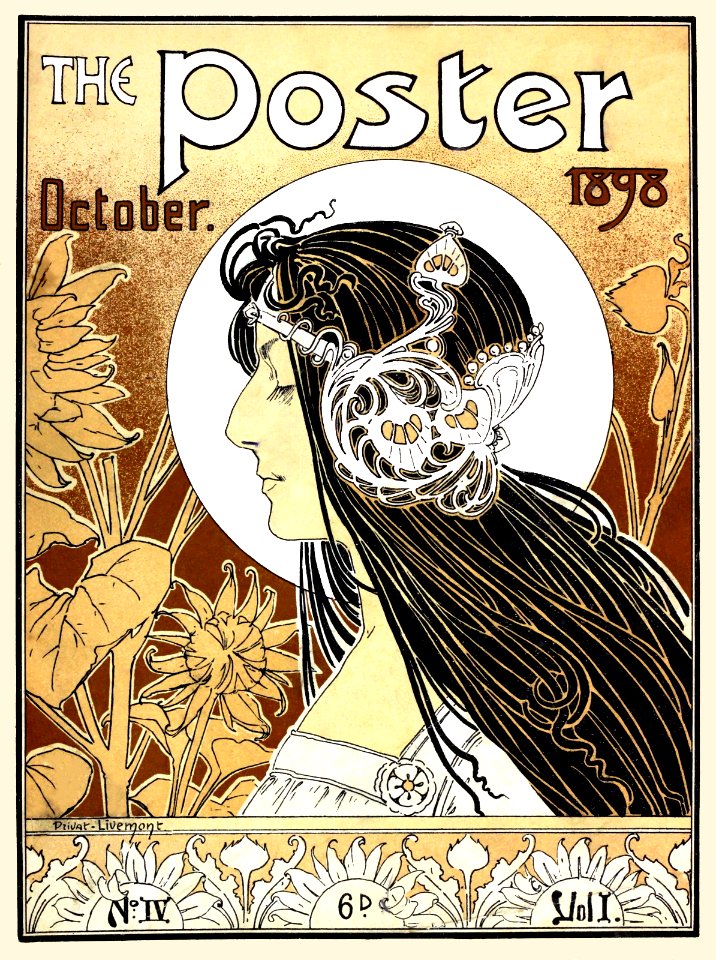 PRIVAT LIVEMONT, Henri.  The Poster, Nº IV, 1898.
