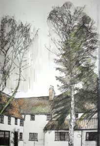Whatton Cottage. Free illustration for personal and commercial use.