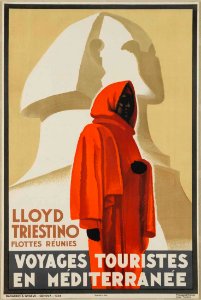 RICCOBALDI DEL BAVA, Giuseppe.  Voyages Touristes en Méditerranée, 1934.