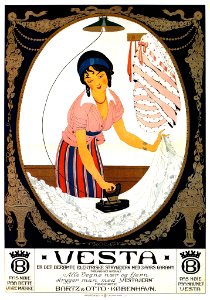 WEGENER, Gerda.  Strygehjernet Vesta, 1912.