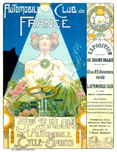 PRIVAT LIVEMONT, Henri.  Automobile Club de France, 5me Salon de l'Automobile, du Cycle et des Sports, 1902.