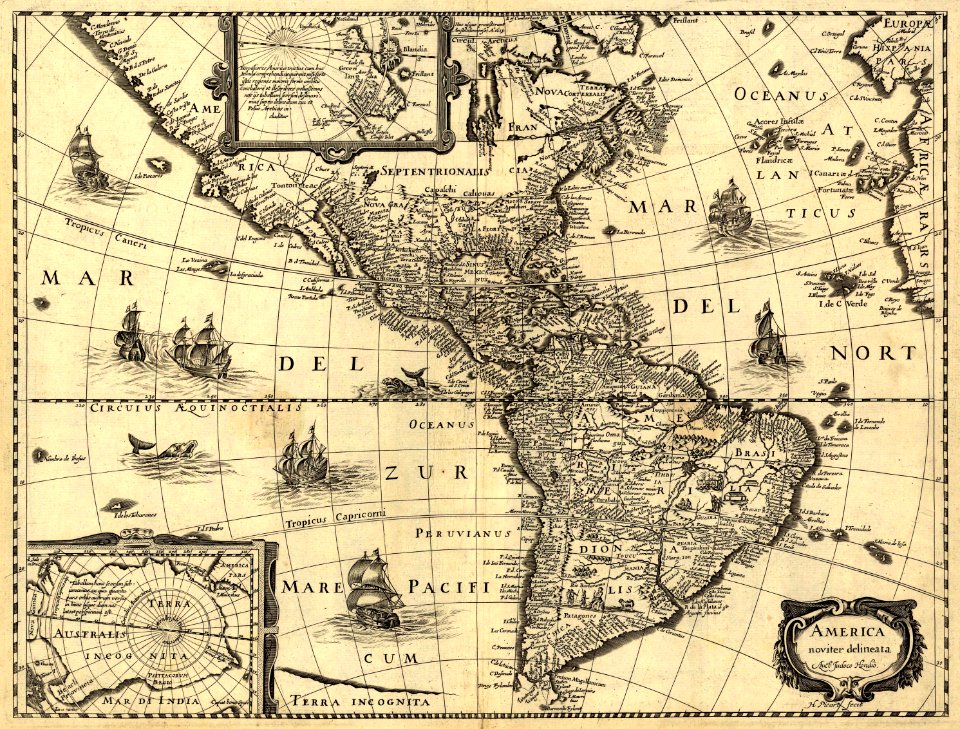 America noviter delineata, c. 1640.