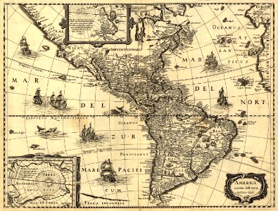 America noviter delineata, c. 1640.