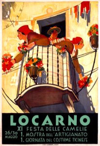 BUZZI, Daniele.  Locarno, XI Festa delle Camelie, May 1935.