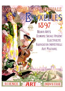OURY, Léon Louis. 🇫🇷 Exposition Internationale de Bruxelles, 1897.
