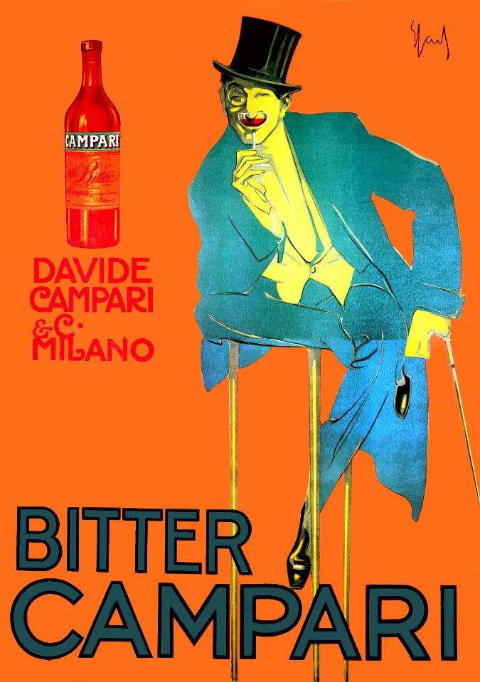SACCHETTI Enrico-Bitter Campari-1921