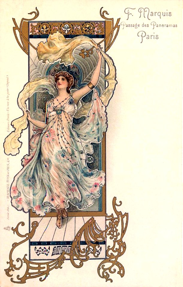 DANIELL, Eva.  F. Marquis, Passage des Panoramas, Paris, c. 1902.