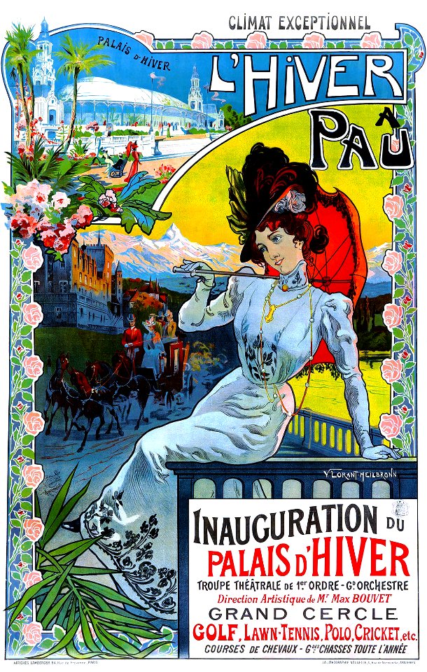 LORANT-HEILBRONN, Vincent.  Inauguration du Palais d'Hiver, c. 1890s.