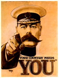 [Kitchener] Your Country Needs You.. Free illustration for personal and commercial use.