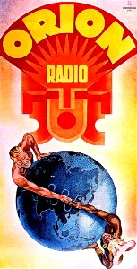 BRUCHSTEINER. Orion Radio, c. 1930s.. Free illustration for personal and commercial use.