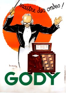 DUPIN, Léon (1898-1971). 🇫🇷  Gody [radio], Maître des Ondes, 1934.
