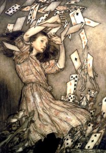 RACKHAM Arthur (1867-1939).  🇬🇧  From Alice's Adventures in Wonderland by Lewis Carroll, 1907.