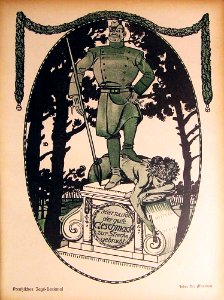DIEZ, Julius.  Jugend, Preußisches Jagd-Denkmal, 1906.