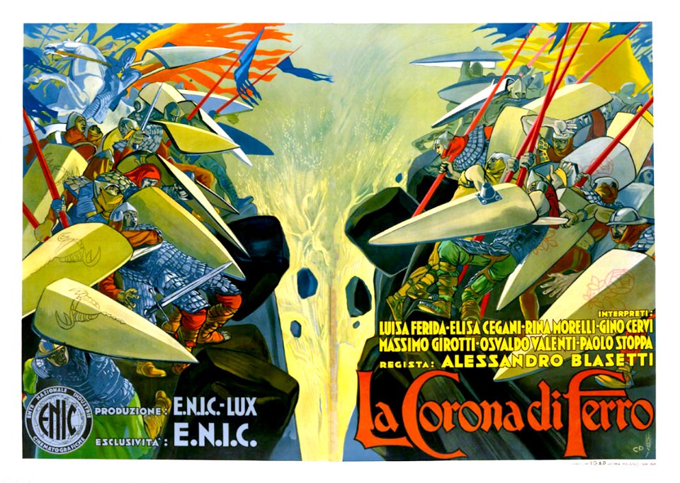 CAMBELLOTTI, Duilio  (1876-1960).  🇮🇹  La corona di ferro, 1941.