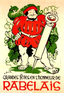 LANDELLE, W.  Grandes fêtes en l'honneur de Rabelais, c. 1920.