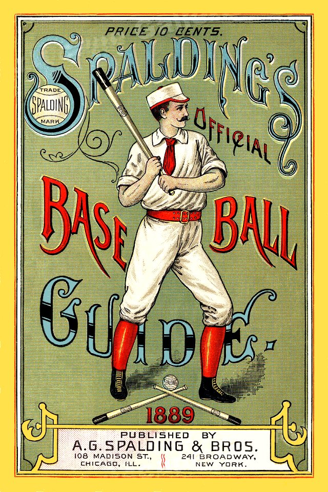 Spalding's Official Baseball Guide, 1889.