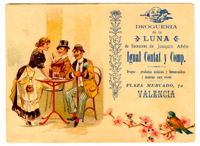 Droguería de la Luna, Valencia, c. 1890s.