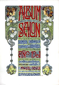CAMPS i JUNYENT, Gaspar (1874-1942).  🇪🇸  Album Salón, Barcelona, 1901.