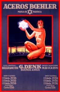 Aceros Boehler, Buenos Aires, c. 1930.
