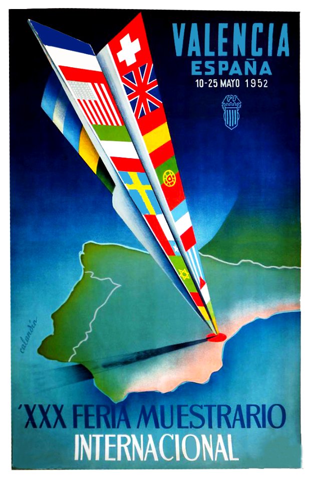 CALANDÍN.  Valencia, Feria Muestrario Internacional, 1952.