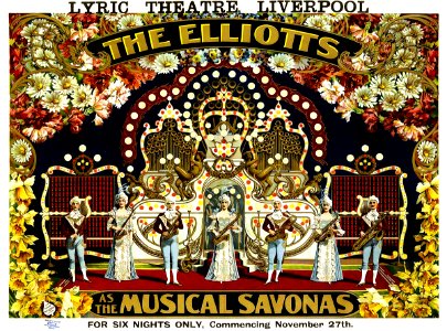 The Elliotts: As the Musical Savonas, c. 1907.