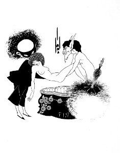 BEARDSLEY, Aubrey. A portfolio of Aubrey Beardsley's drawings illustrating Salomé by Oscar Wilde-14, 1907.