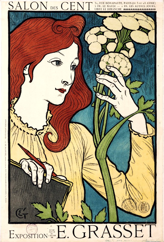 GRASSET, Eugène.  Exposition E. Grasset, Salon des Cent, 1894.
