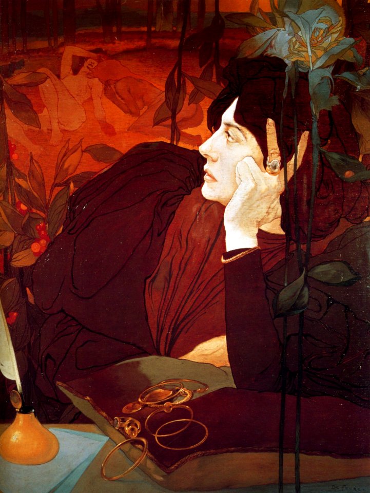 de FEURE, Georges.  La Voix du Mal, 1895.