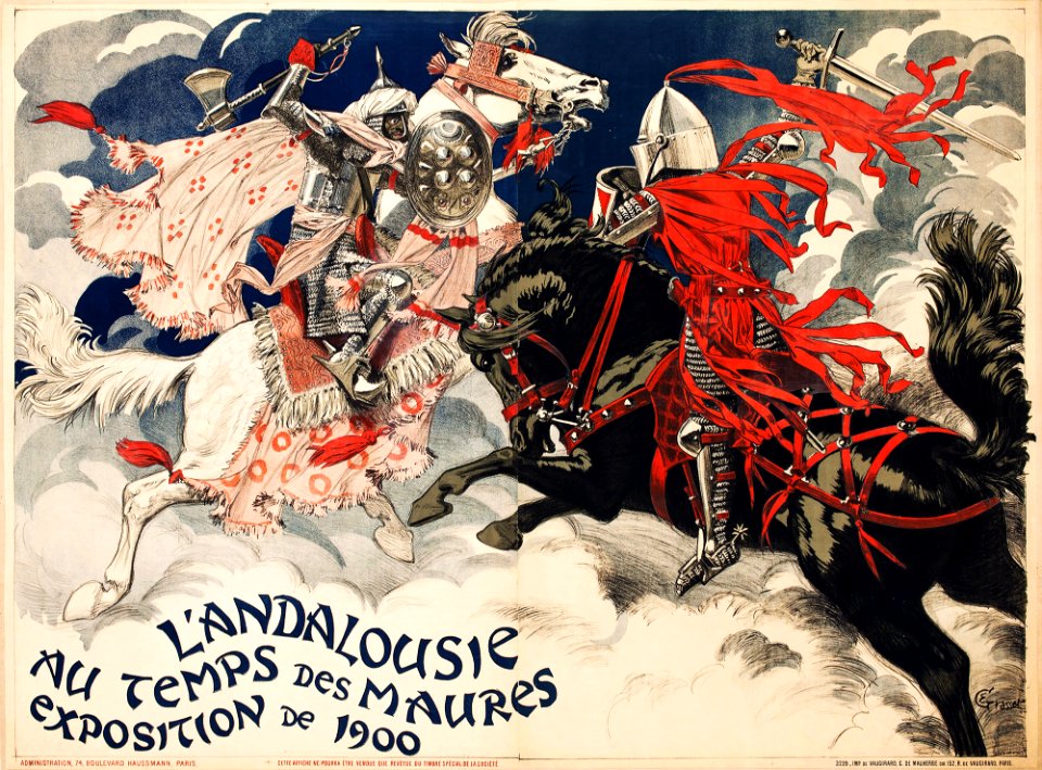 GRASSET, Eugène.  L’Andalousie au temps des Maures, Exposition, 1900.