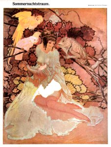 KRENES, Heinrich (1874-1913), ‘Sommernachtstraum’, ‘'Die Muskete’’, July 26, 1917.