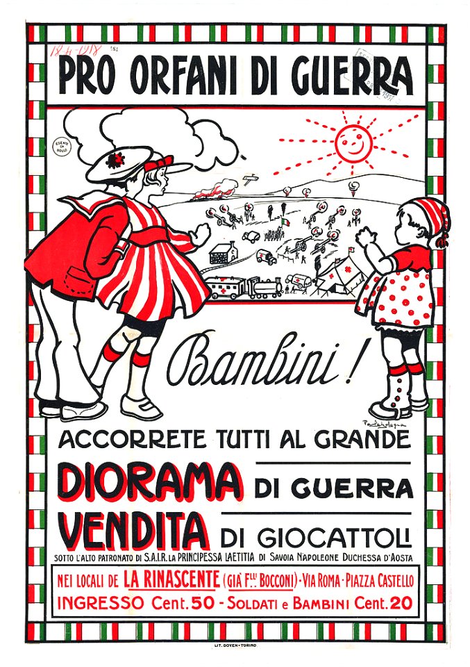 Pro orfani di guerra, 1919.