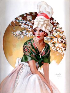 CLIVE, Henry (1881-1960).  🇺🇸  Global Glamour, Normandy, 1944.