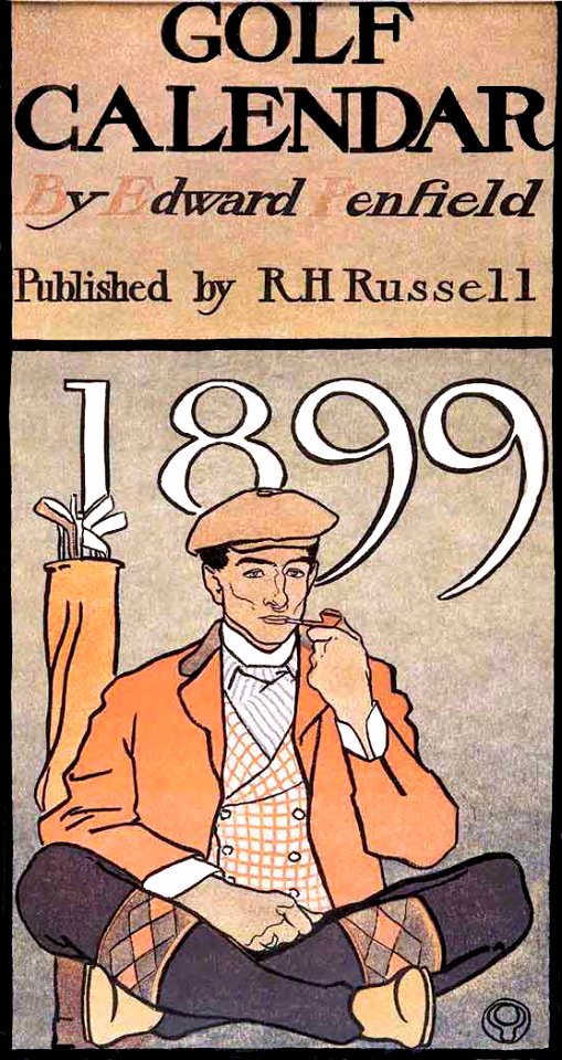 PENFIELD, Edward.  Golf Calendar, 1899.