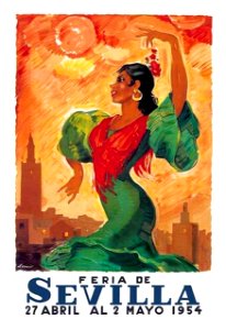Feria de Sevilla, 1954.