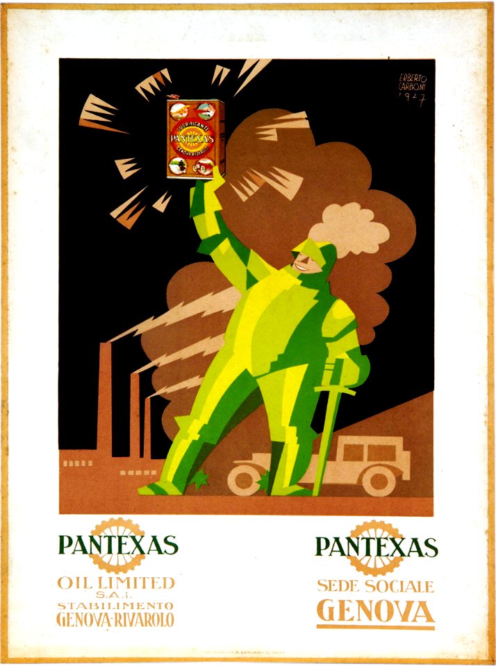 CARBONI, Erberto (LINCE).  Pantexas Oil Limited, 1927.