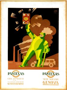 CARBONI, Erberto (LINCE). Pantexas Oil Limited, 1927.. Free illustration for personal and commercial use.