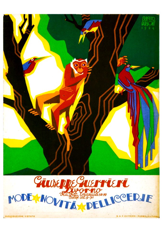 CARBONI, Erberto (LINCE).  Giuseppe Guerrieri, Livorno, 1924.