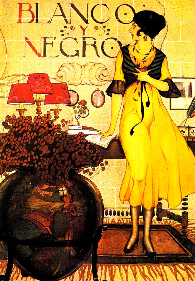 LOYGORRI PIMENTEL, José.  cover of Blanco y Negro, 1917.