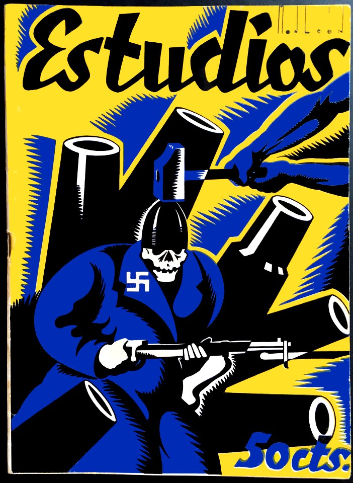 MONLEÓN, Manuel.  Cover of "Estudios".