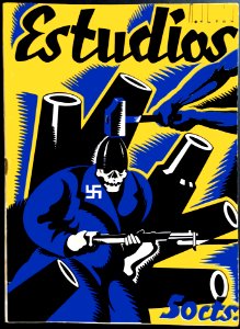 MONLEÓN, Manuel.  Cover of "Estudios".