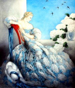 ICART, Louis (1888-1950). 🇫🇷  Symphony in Blue, 1936.
