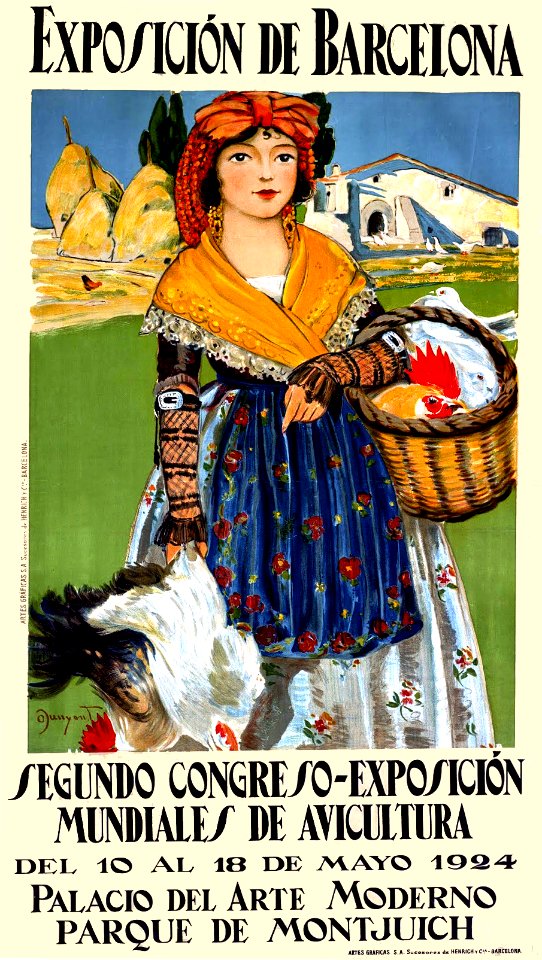 JUNYENT i SANS, Oleguer. Exposición de Barcelona, 1924.