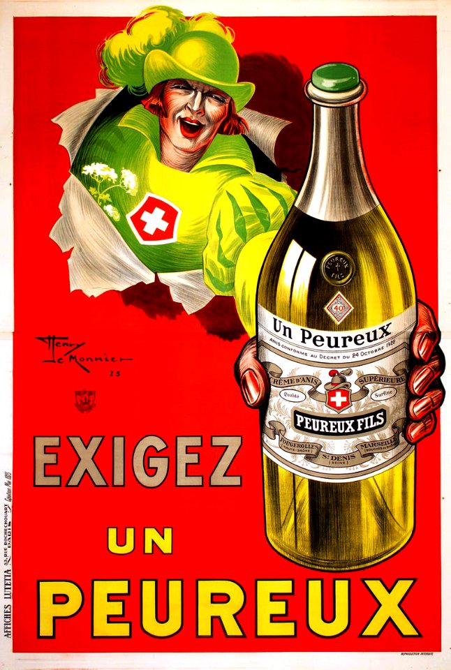 Le MONNIER, Henri.  Exigez un Peureux, 1925.