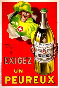 Le MONNIER, Henri. Exigez un Peureux, 1925.. Free illustration for personal and commercial use.