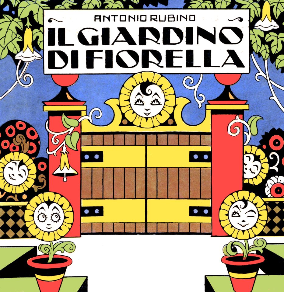 RUBINO, Antonio.  Il giardino di Fiorella [book cover].