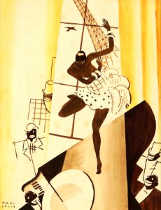 COLIN, Paul.  Josephine & Jazz - Maquette, c. 1930.