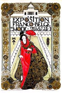 CRETEN, Victor (1878-1966). Exposition Franco-Belge de la Mode, 1922.. Free illustration for personal and commercial use.