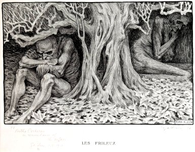 KLEEN, Tyra (1874-1951). 🇸🇪  Les Frileux, 1902.